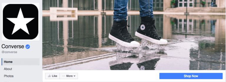 Converse cover photo creative brand