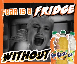 Fanta display ad