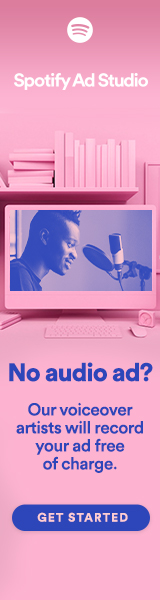 Spotify banner ad