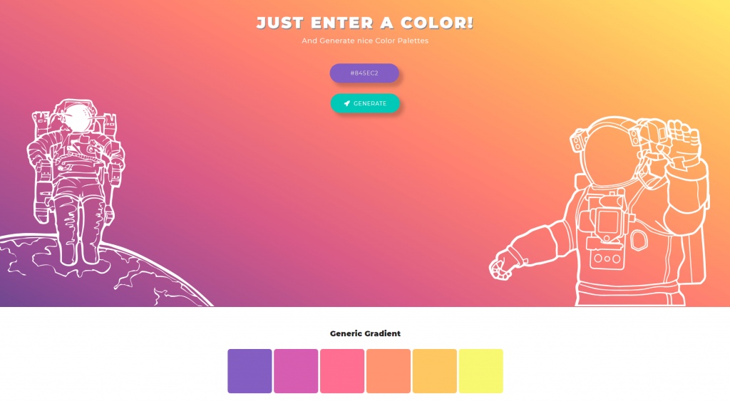 Color palette creator