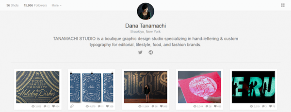 Designers To Follow On Dribbble Dana Tanamachi