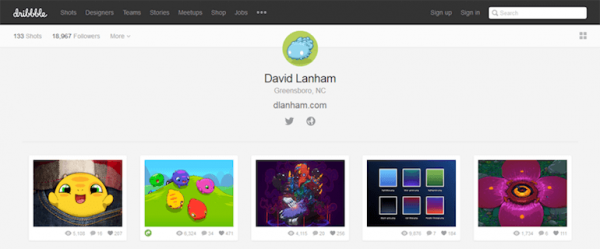 Designers To Follow On Dribbble David Lanham