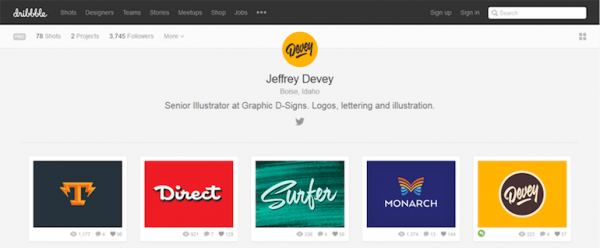 Designers To Follow On Dribbble Jeffrey Devey