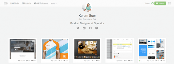 Designers To Follow On Dribbble Kerem Suer