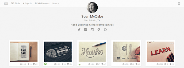 Designers To Follow On Dribbble Sean McCabe