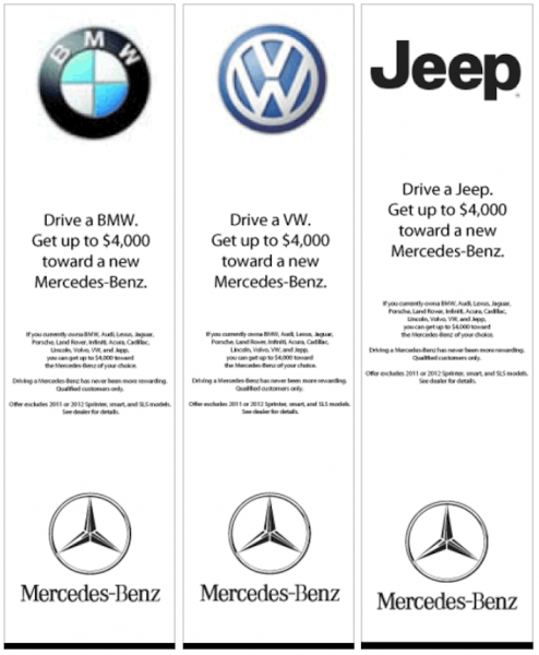 Design Banner Ads Mercedes 8 494x600