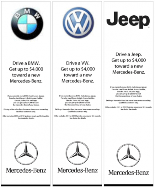 Design Banner Ads Mercedes 8