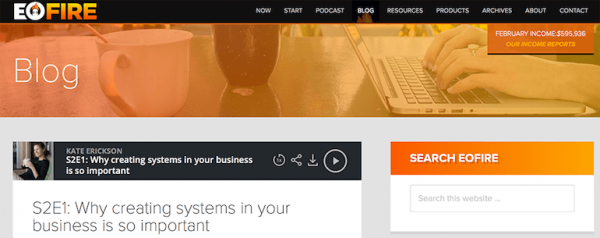 EOFire Blog Search 600x238