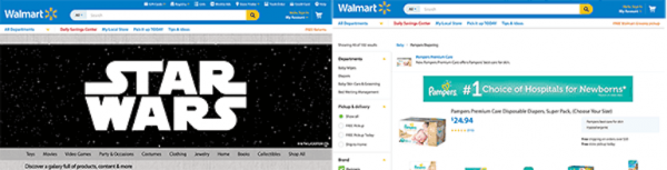 Walmart Landing Pages