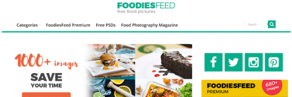 FoodiesFeed Homepage Banner