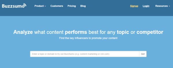 Buzzsumo 1