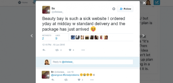 Beauty Bay Feedback