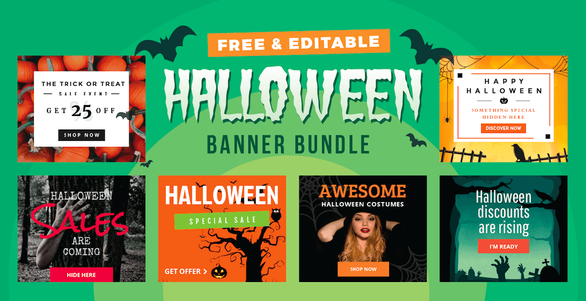 Halloween Banner Ad Templates Examples