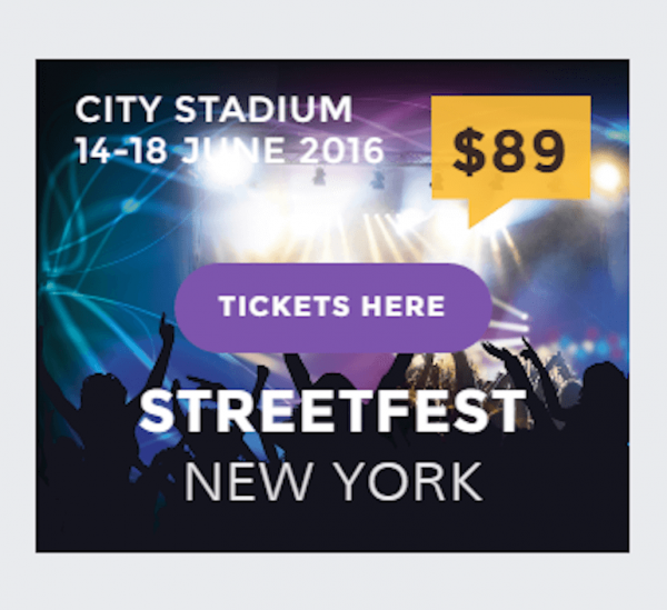 Montserrat in a New York Street Fest Ad 