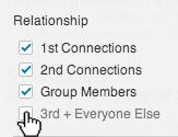 Relationship Search On Linkedin