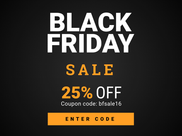 Black Friday 25% off Banner Ad Template