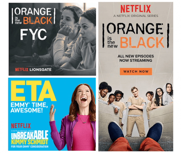 Orange is the new black Netflix banner ad