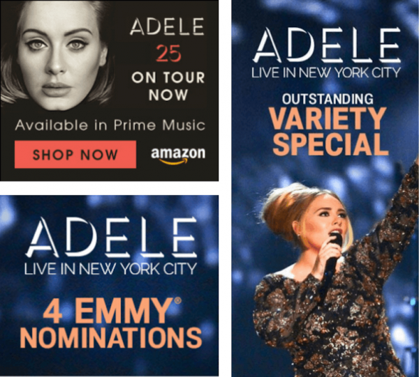 Adele Banner Ads