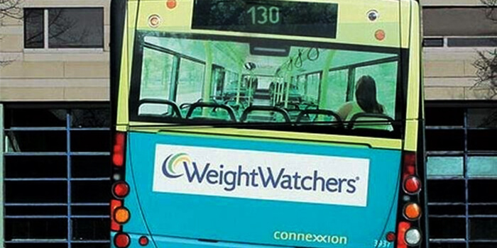 WeightWatchers Bus Branding