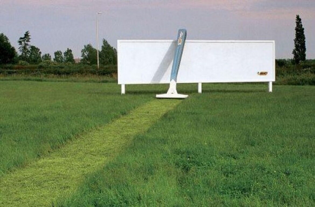 BIC Creative Example for Product Advertisement