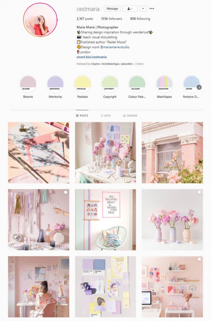 instagram feed ideas pastel theme