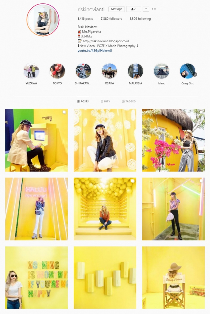 Design change profile instagram 