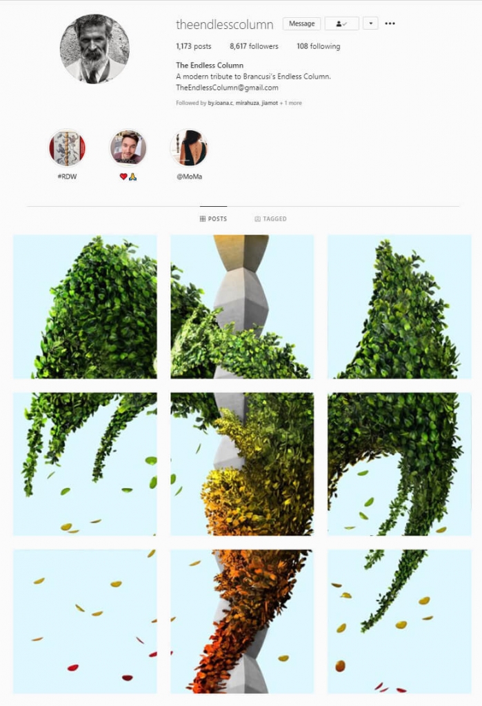 intagram feed Puzzle Grid Themes