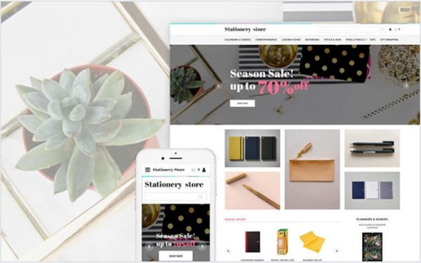 Stationery Responsive OpenCart Template