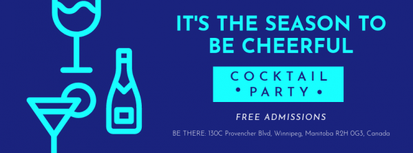 Cocktail party banner template