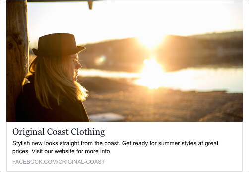 facebook coast clothing banner