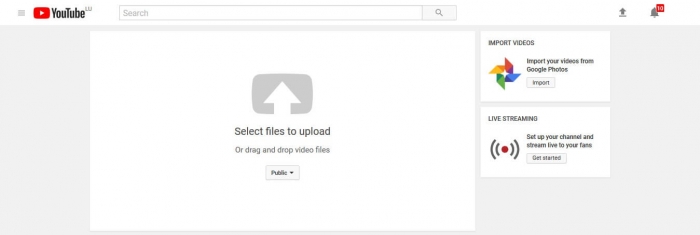 upload video on youtube