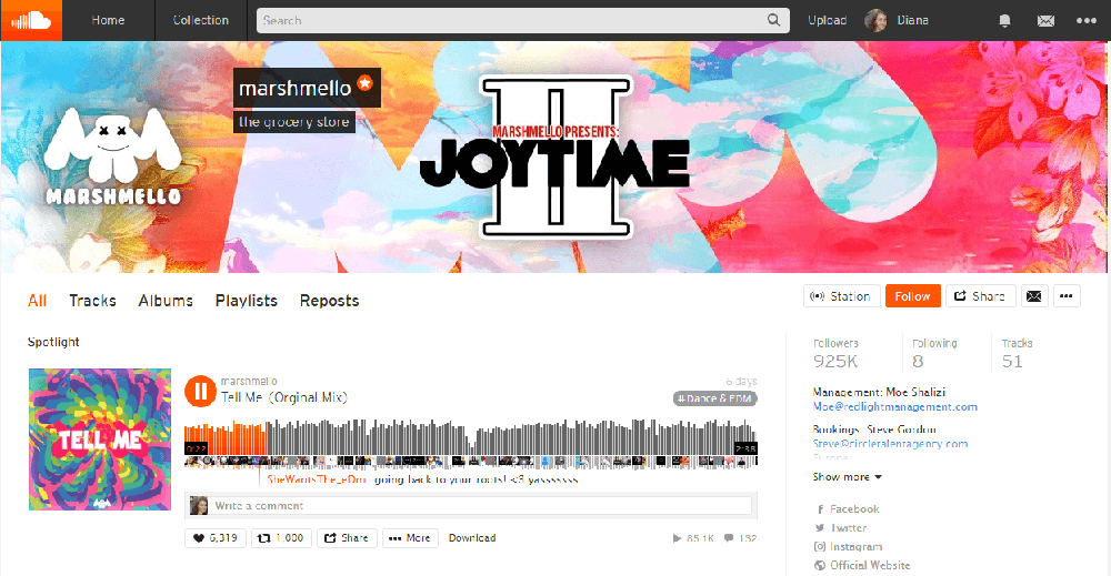 soundcloud header