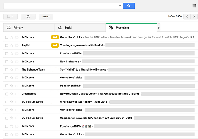 Gmail Ad Inbox