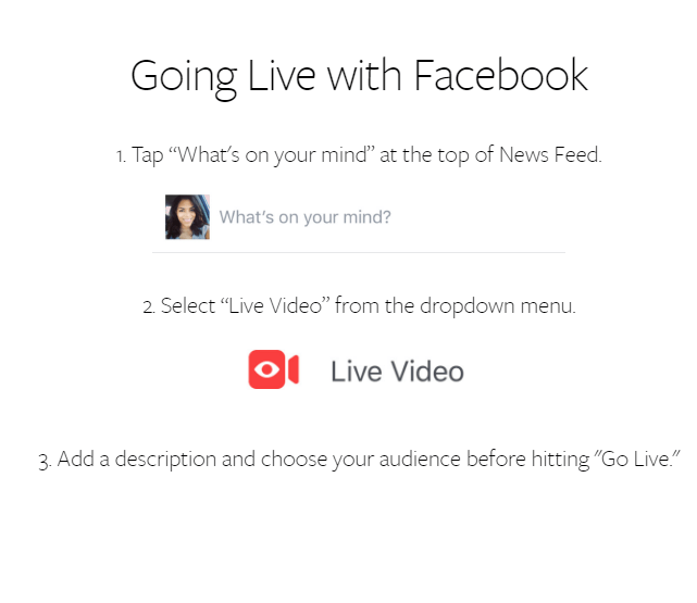 How To Do A Facebook Live Video