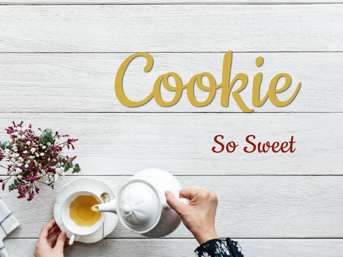 Cookie - sweet hand lettering font