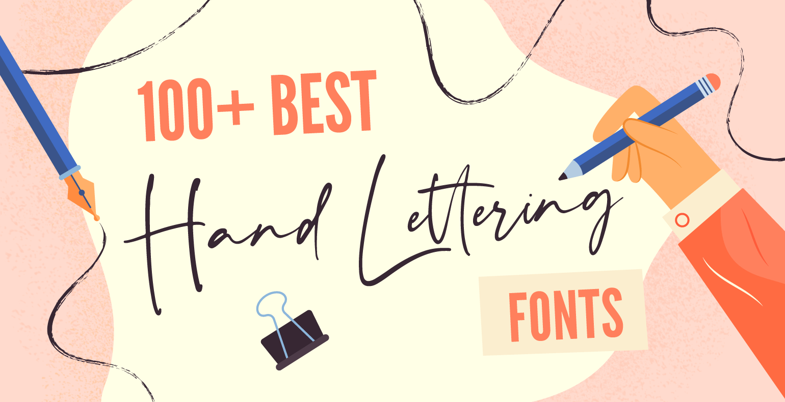 20+ Finest Hand Lettering Fonts For Your Inspiration