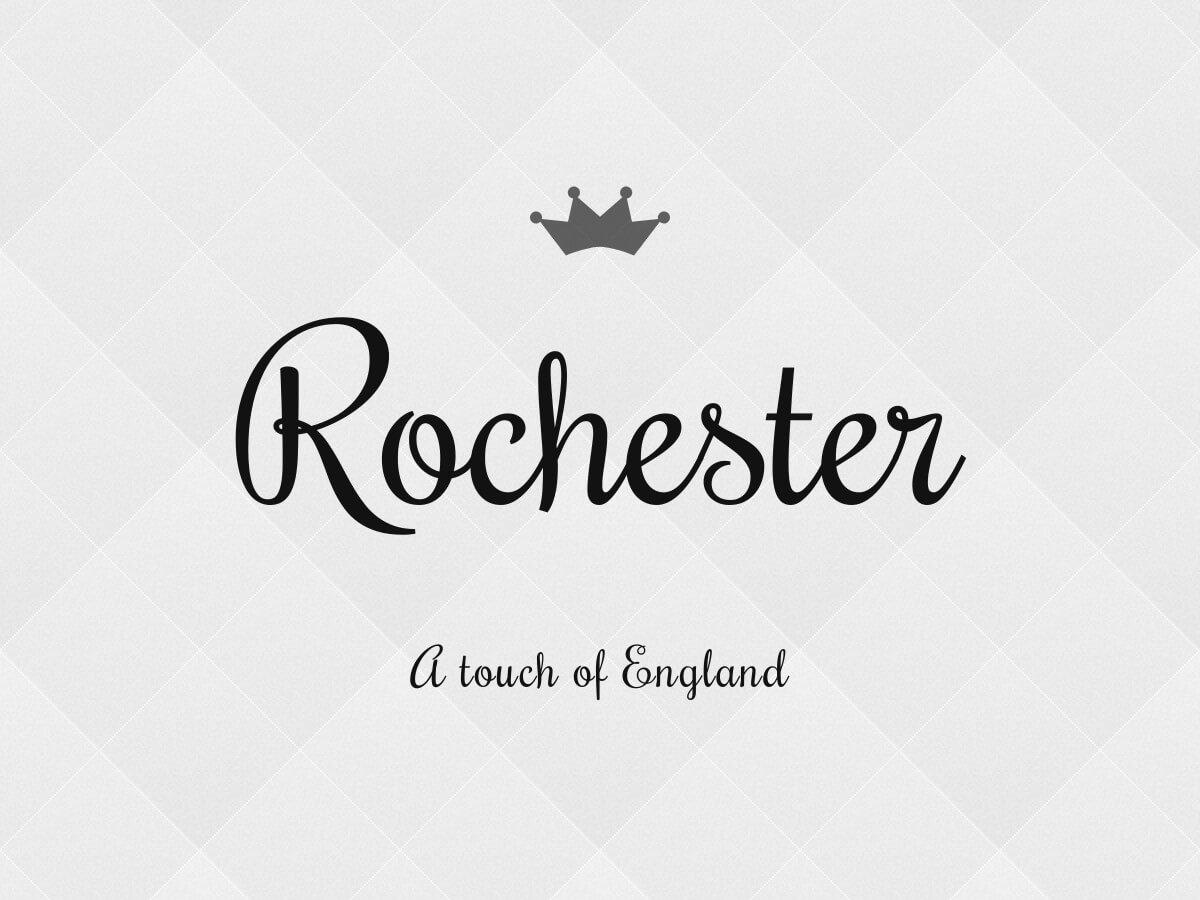 Rochester classy hand written script