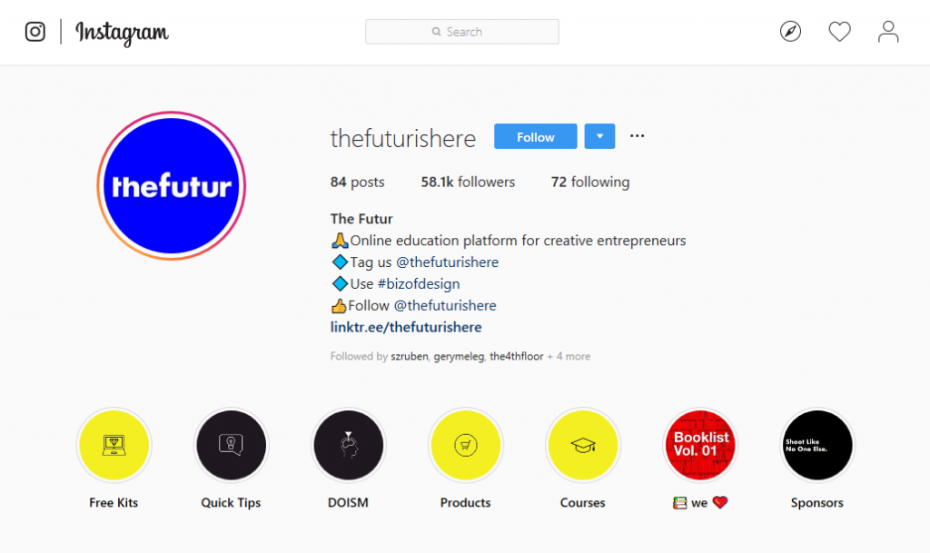 custom Instagram stories icons for designers