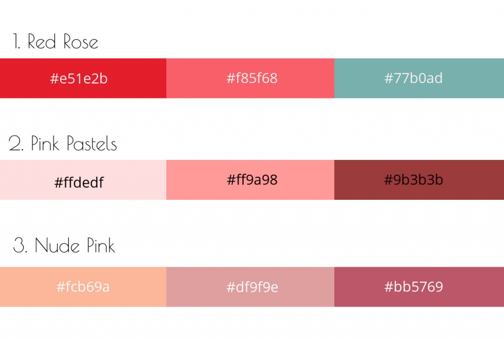 Valentines Day Color Palettes 1 1024x691