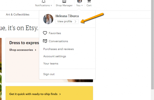 How to Upload an Etsy Banner Step 2