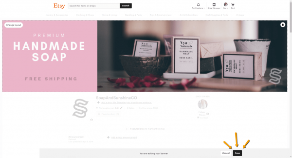 How to Upload an Etsy Banner on Etsy