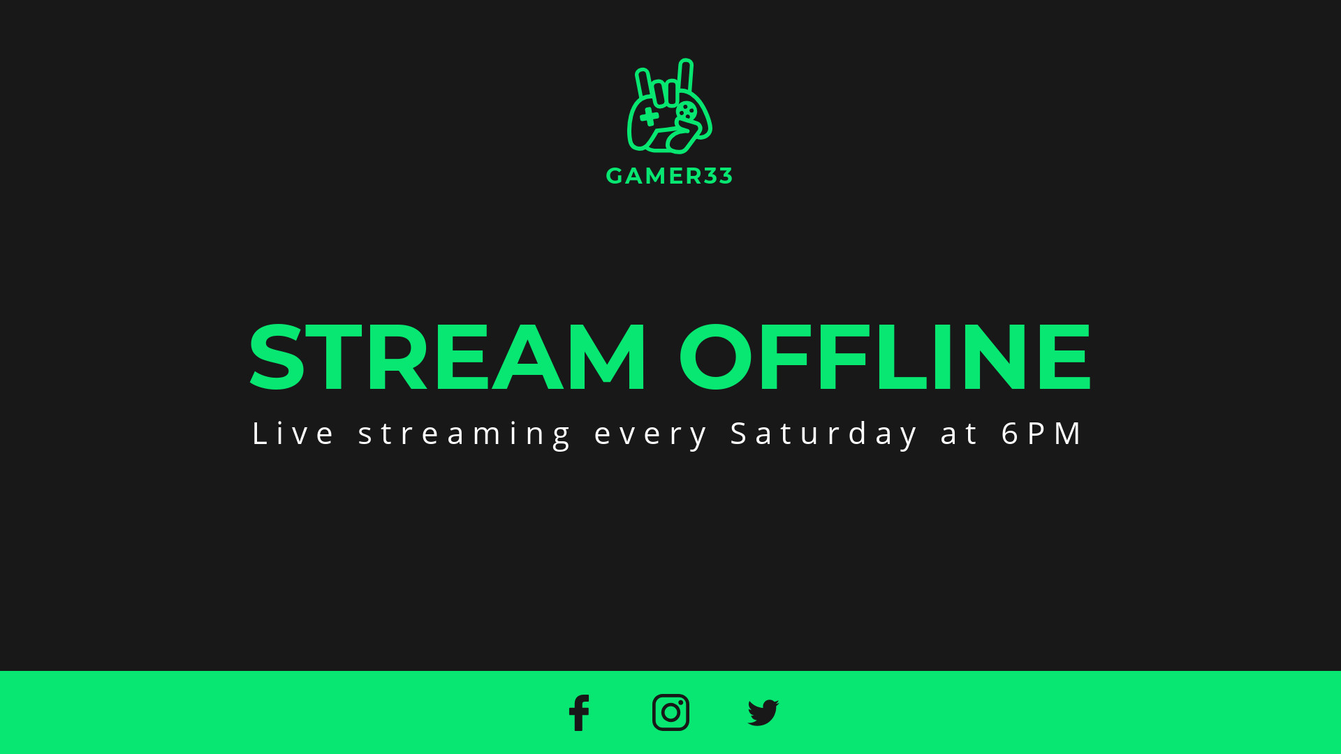 Twitch banner template