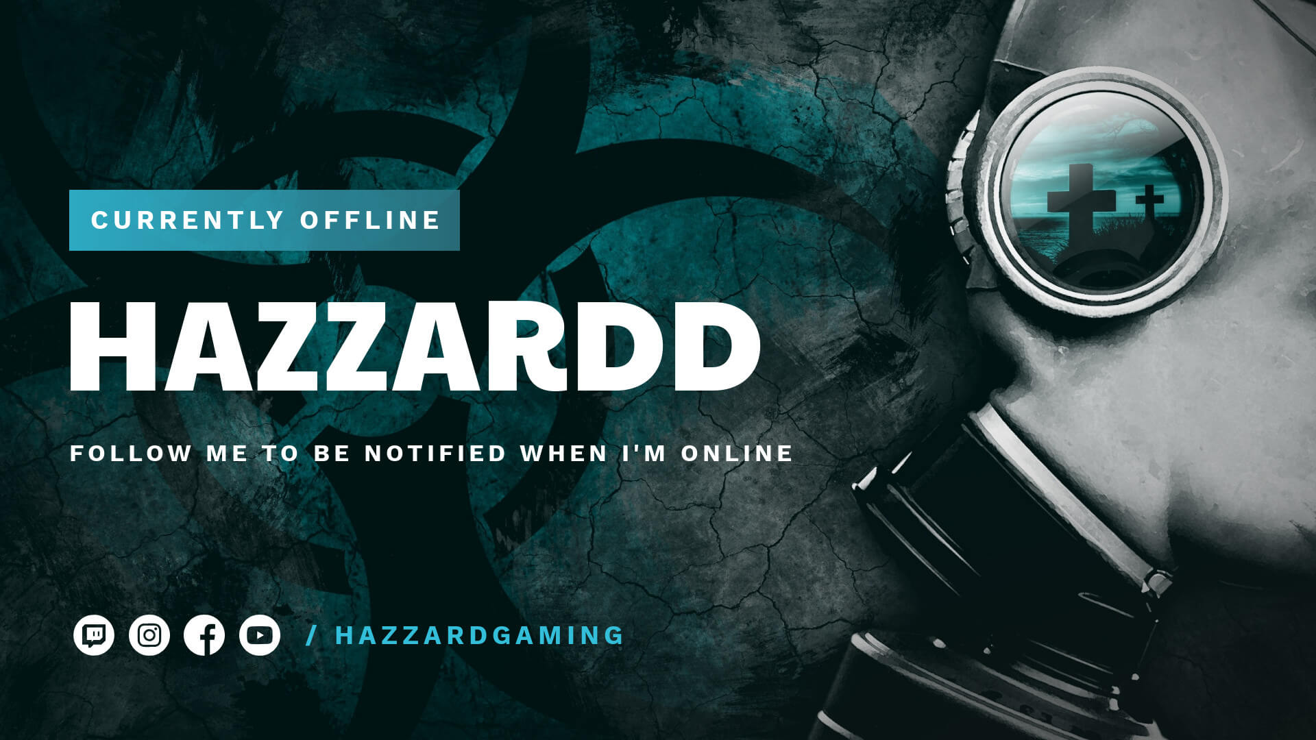 Twitch offline banner template