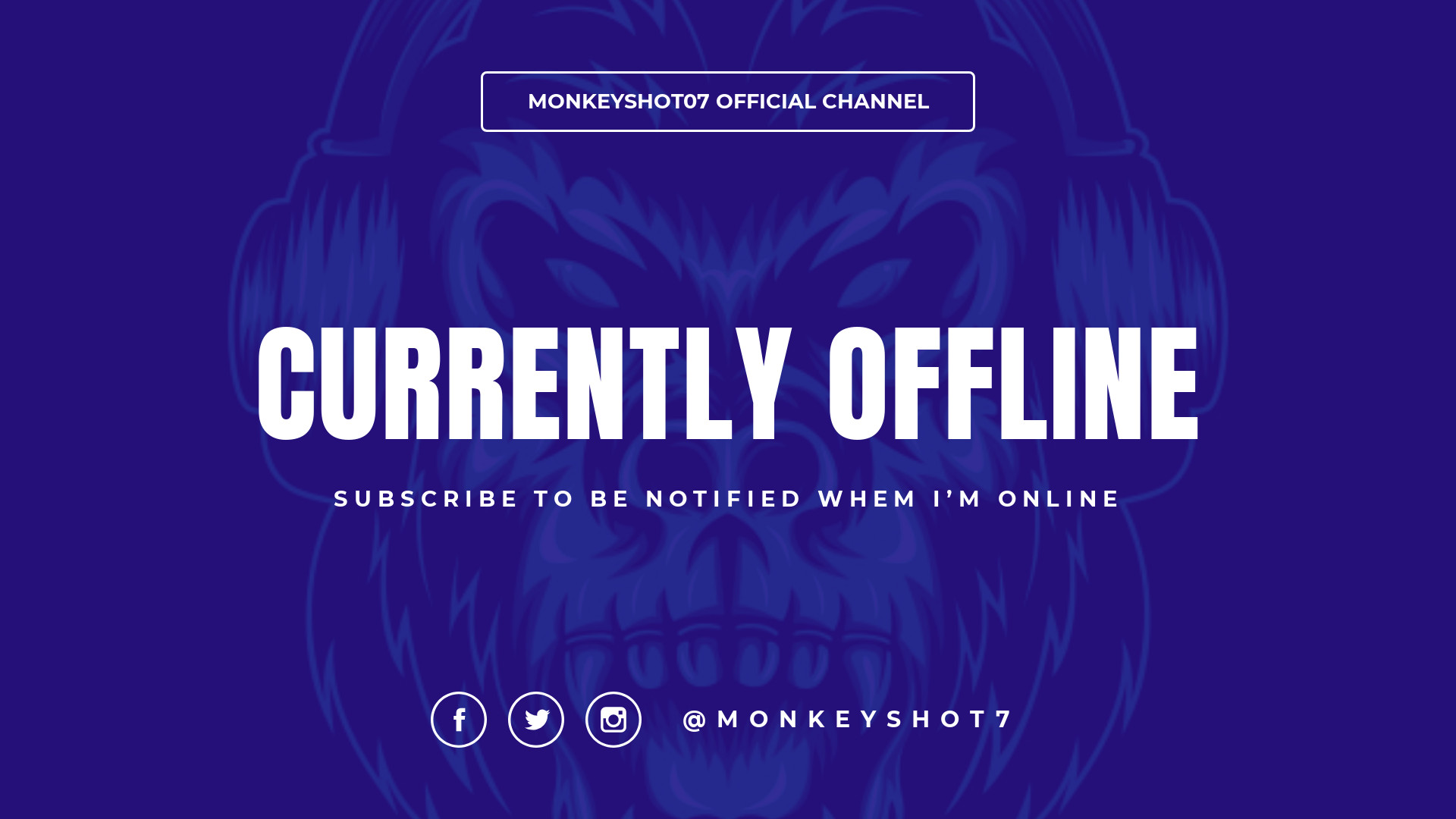 Twitch banner template