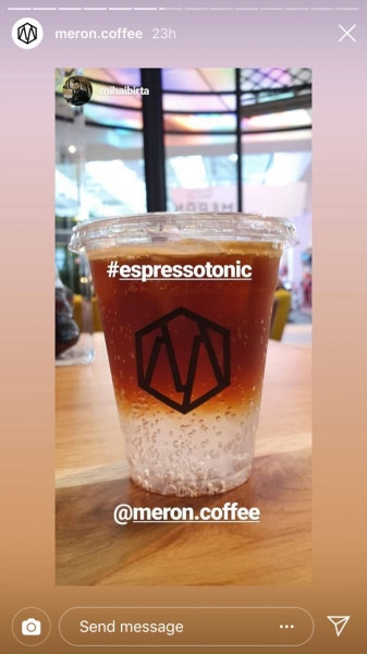 Meron Coffee Instagram marketing strategy