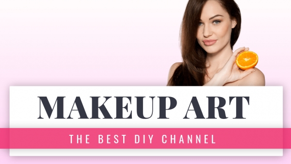 Makeup art YouTube thumbnail template
