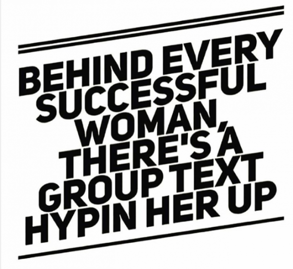 successful woman quote graphic design