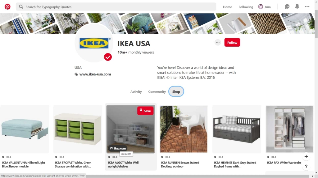 ikea pinterest