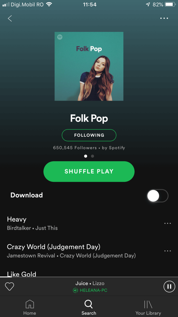 folk pop playlist covers spotify