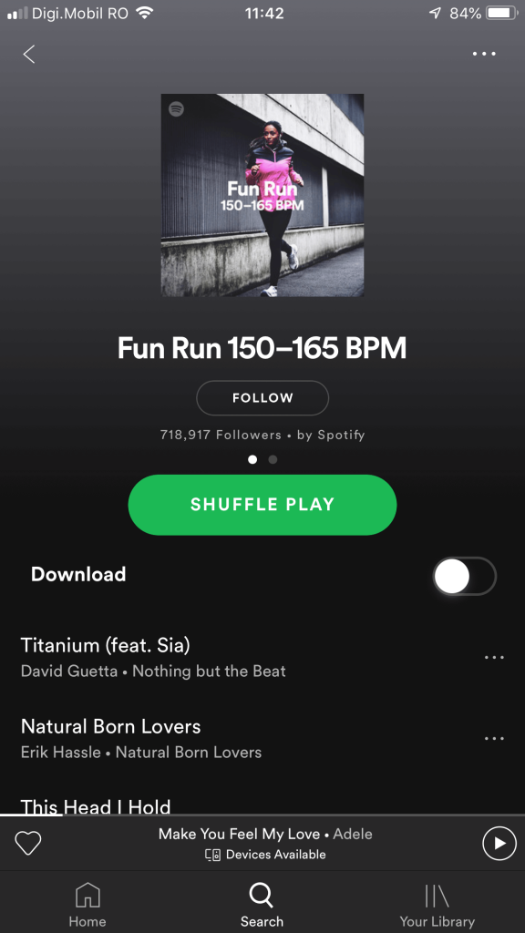 work out spotify playlist 